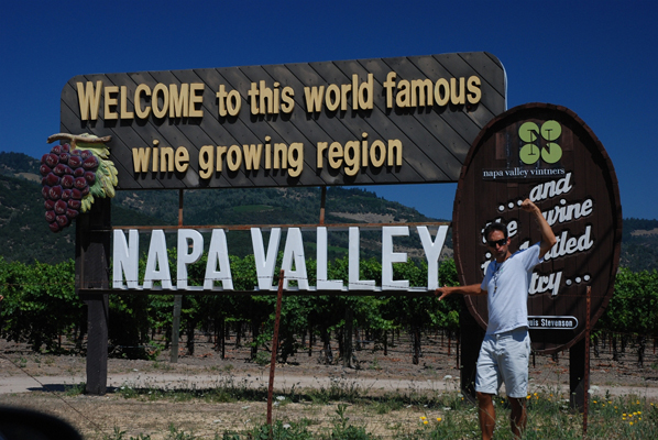 Welcome to Napa sign